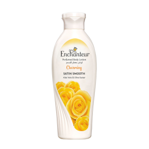 ENCHANTEUR CHARMING PERFUMED BODY LOTION SMOOTH SATIN WITH WITH ALOE VERA & OLIVE BUTTER 100 ML